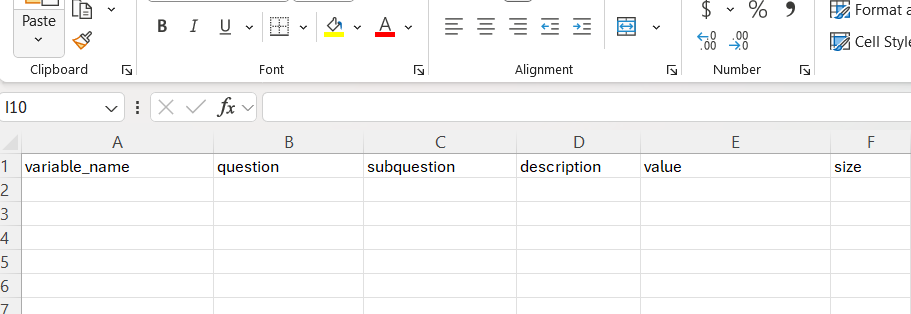 Raw dictionary structure
